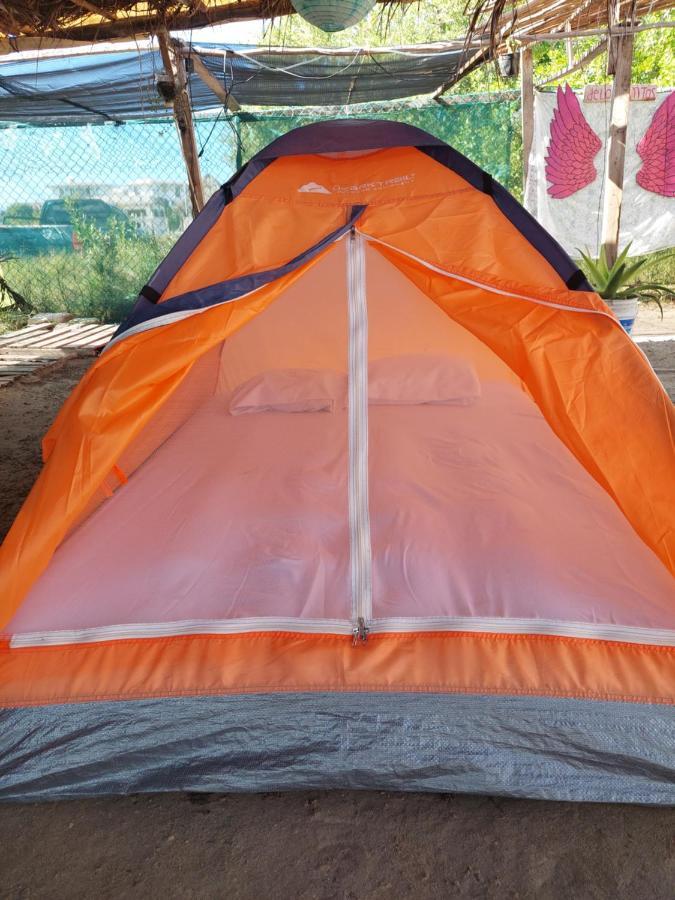 Casa De Los Santos Camping Y Eco Cabanas Isla Holbox Luaran gambar