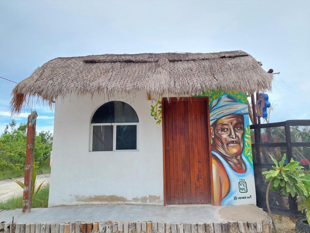 Casa De Los Santos Camping Y Eco Cabanas Isla Holbox Luaran gambar