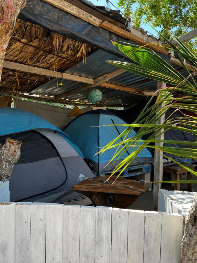 Casa De Los Santos Camping Y Eco Cabanas Isla Holbox Luaran gambar