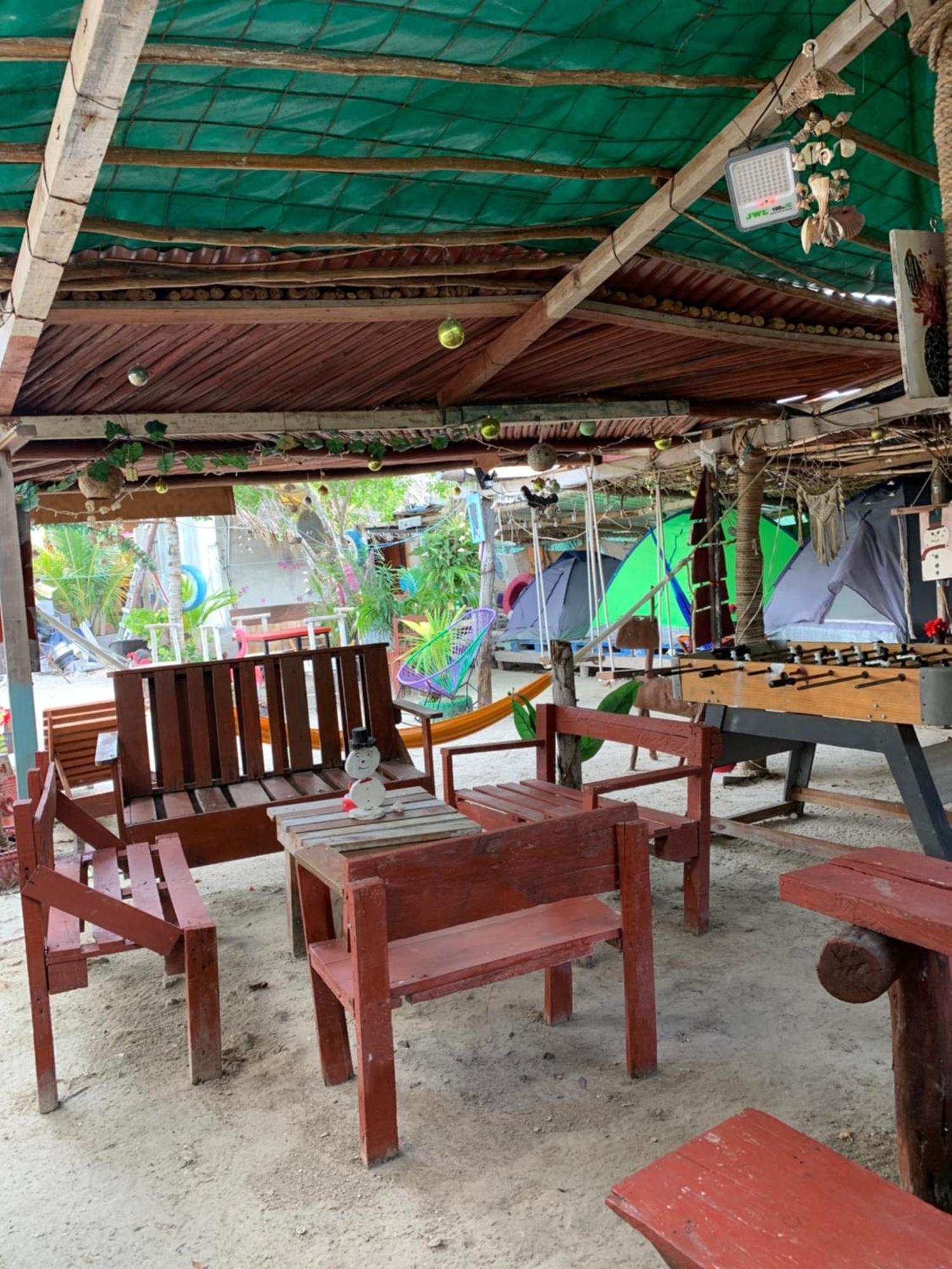 Casa De Los Santos Camping Y Eco Cabanas Isla Holbox Luaran gambar