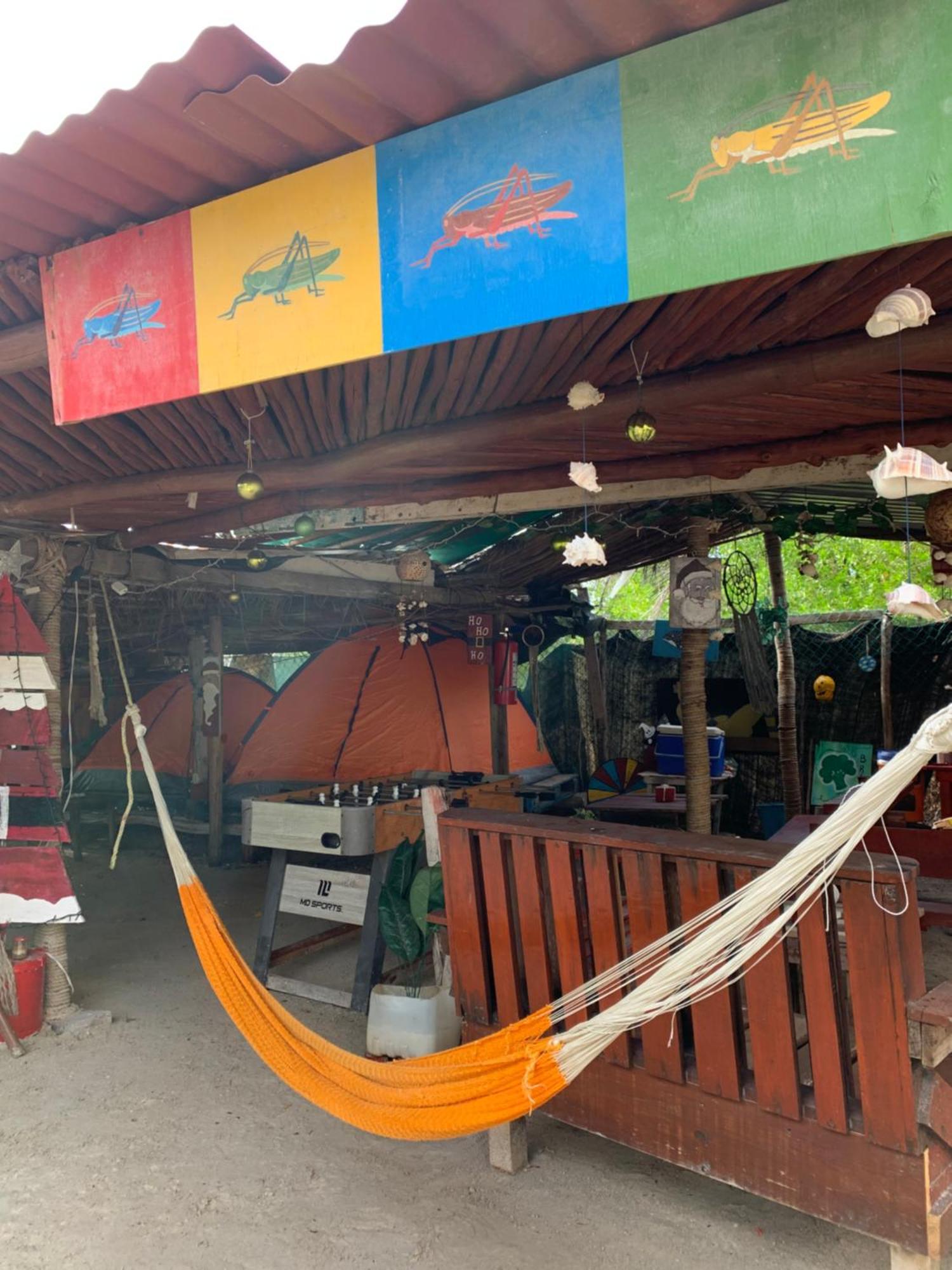 Casa De Los Santos Camping Y Eco Cabanas Isla Holbox Luaran gambar